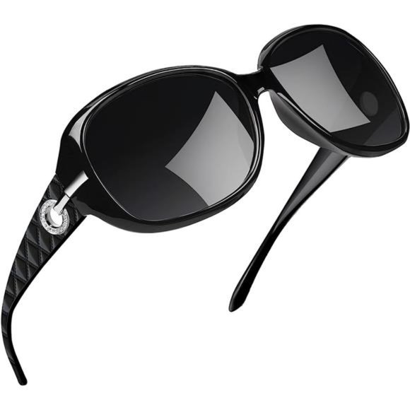 Polarized Sunglasses Womens Trendy Oversized Big Large Driving Sun Glasses - Picture 1 of 5